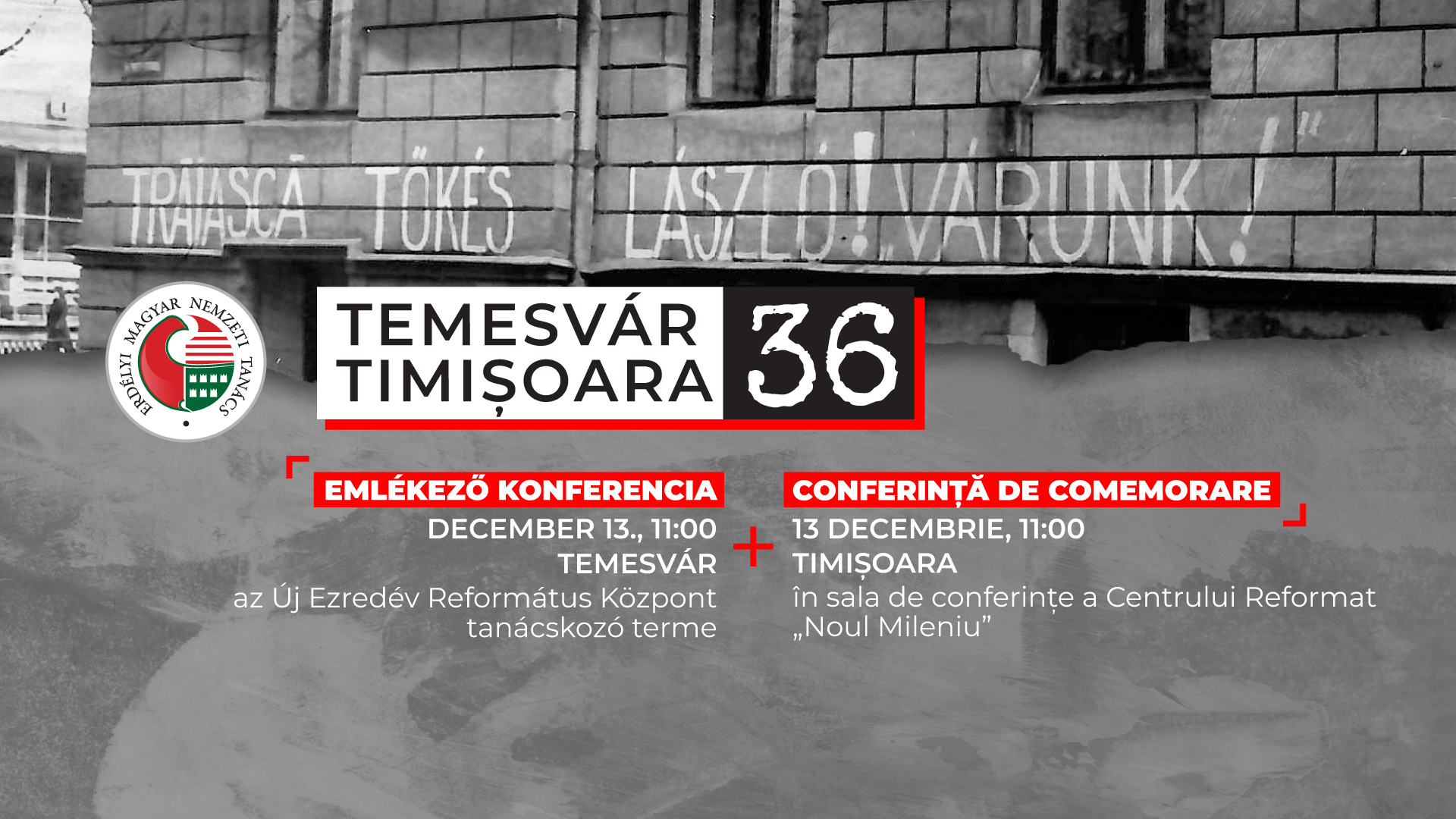Emnt TEMESVÁR 36. – 1989 SZABADÍTÓ KARÁCSONYÁRA EMLÉKEZNEK TEMESVÁRON EGY ...